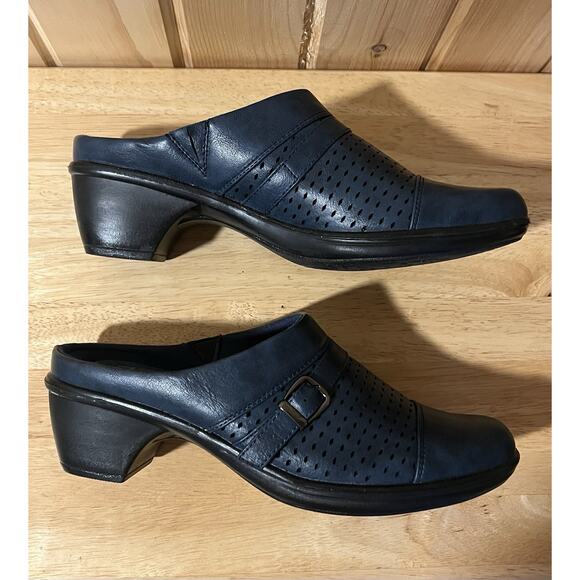 Easy Street Women's Cleveland Clog Dark Blue 9-1/2 - Picture 4 of 11